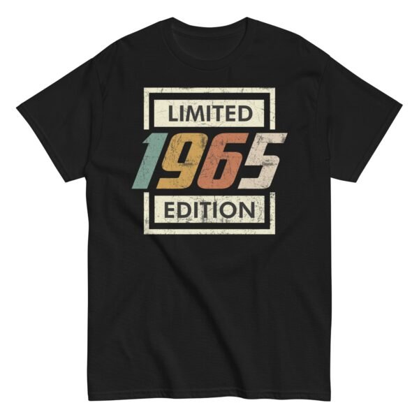 1965 Birthday Year Gift T-shirt Born In 1965 Limited Edition T-shirt - Image 4