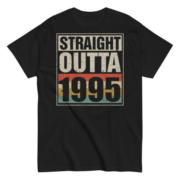 1995 Birthday Year Gift T-shirt Straight Outta 1995 T-shirt - Image 4