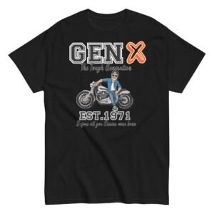 GEN X Est. 1971 T-shirt Birthday Gift For 1971 Birth Year
