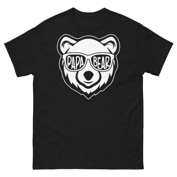 Papa Bear T-shirt Gift For Dad - Image 5