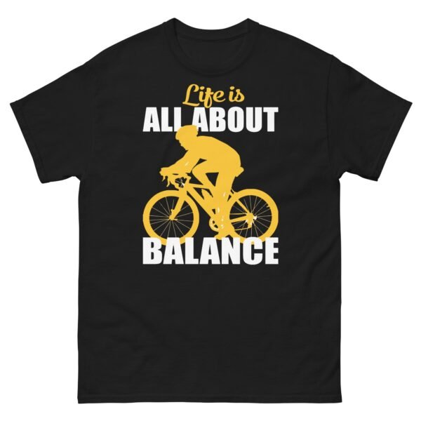 Life Is All About Balance Cyclist T Shirt - Image 5
