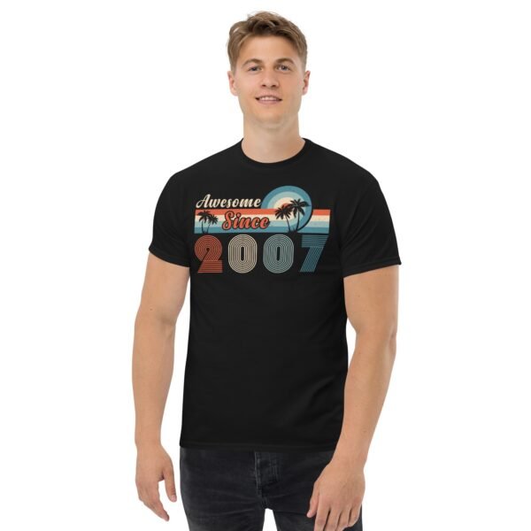 Awesome Since 2007 Birthday T-shirt Gift Idea - Image 2