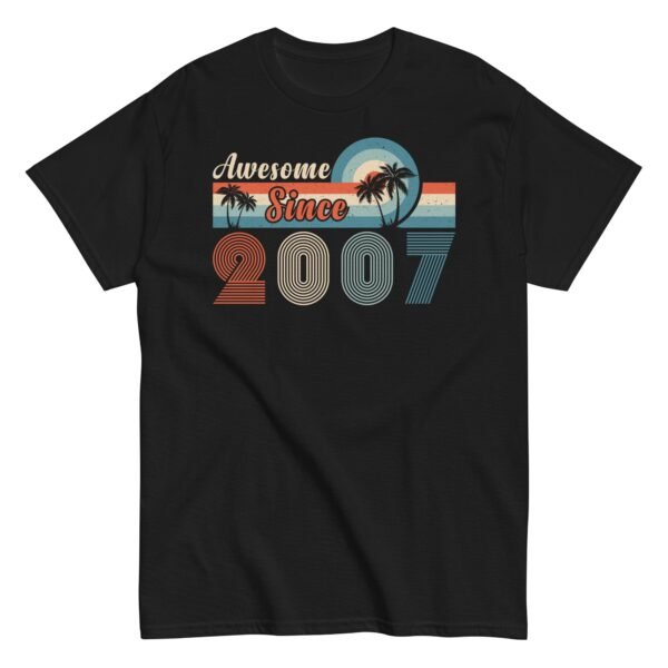 Awesome Since 2007 Birthday T-shirt Gift Idea - Image 4