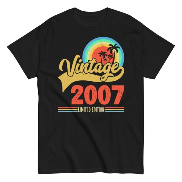 Vintage 2007 Limited Edition Birthday T-shirt Gifts - Image 6