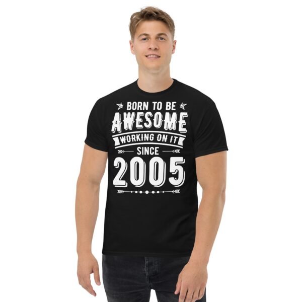 Born To Be Awesome Since 2005 T-shirts Birthday Gift - Image 3