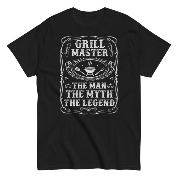 Grillmaster The Man The Myth The Legend Funny BBQ T-shirt