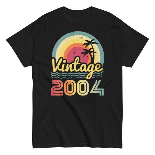 Vintage 2004 T-Shirt 2004 Birth Year Gift T Shirt - Image 3