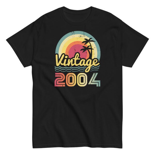 Vintage 2004 Sunset Retro Birthday Gift T-shirt - Image 5