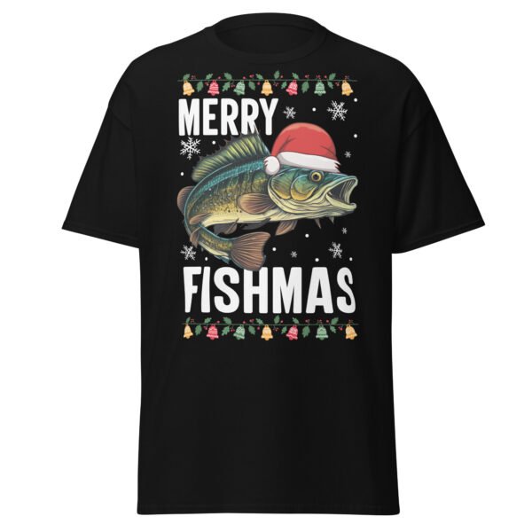 Merry Fishmas Christmas T-shirts For Men Who Fish - Image 5