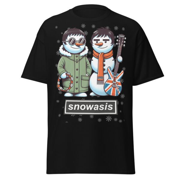 Snowasis Oasis Christmas T-shirt  Liam & Noel Gallagher Tshirt - Image 3