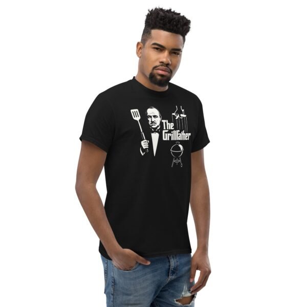 The Grillfather BBQ T-shirt For Dad Funny BBQ T shirts - Image 2