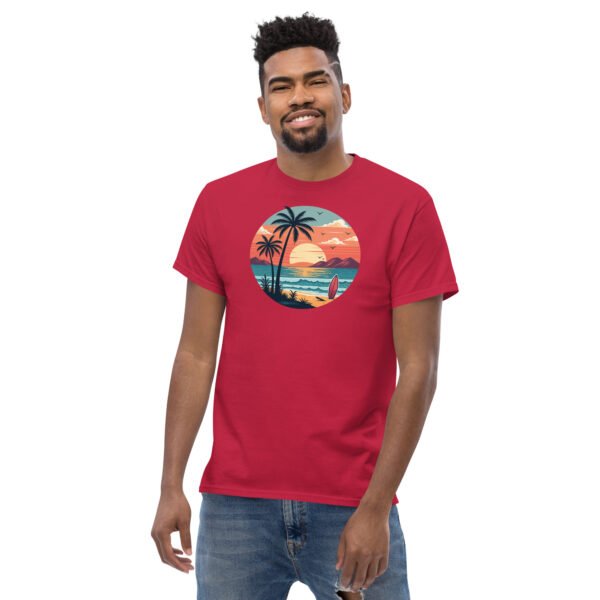 Retro Sunset Beach Surf T-shirt - Image 2