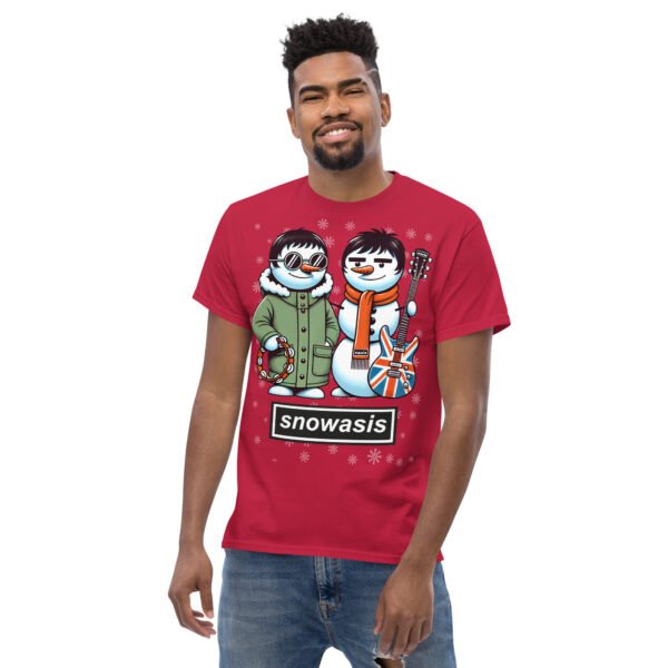 Snowasis Oasis Christmas T-shirt  Liam & Noel Gallagher Tshirt - Image 2