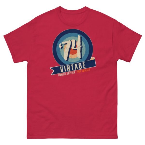1974 Birthday t-shirt ’74 Vintage 1974 Gift Limited Edition T-shirt - Image 5