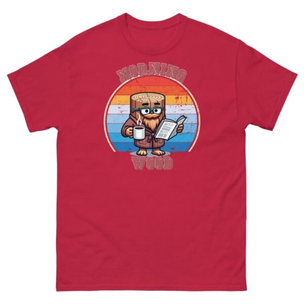 Morning Wood T-shirt Funny Gift for Him Tee - Image 5