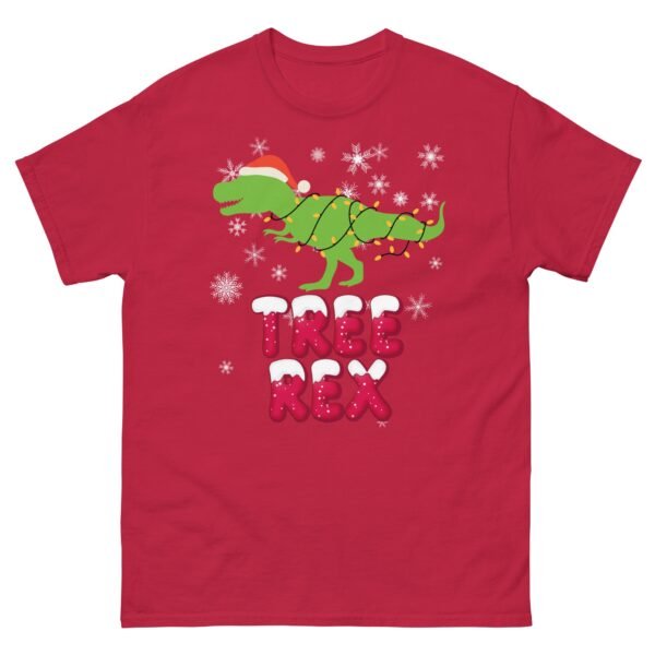 Tree Rex Christmas T-shirt For Men - Image 4