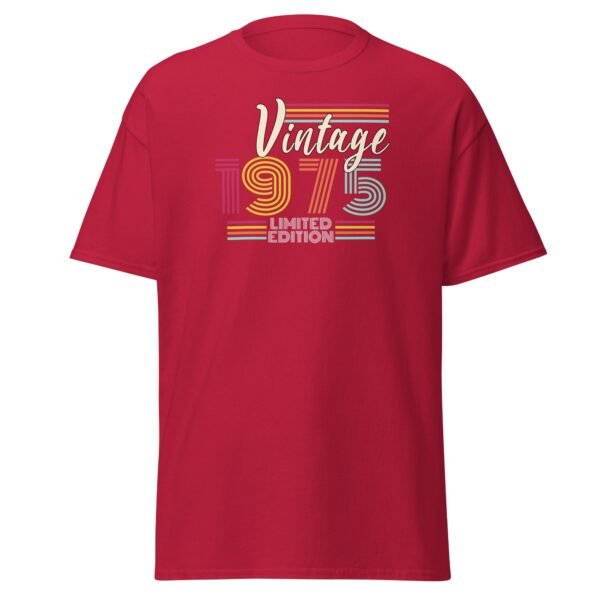 Vintage 1975 T-shirt Limited Edition 50th Birthday T-shirt - Image 5