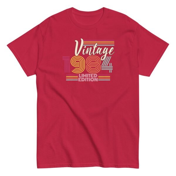 Vintage 1984 T-shirt Limited Edition 40th Birthday T-shirt - Image 4