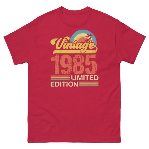 Vintage 1985 T-shirt 40th Birthday Limited Edition T-shirt - Image 6