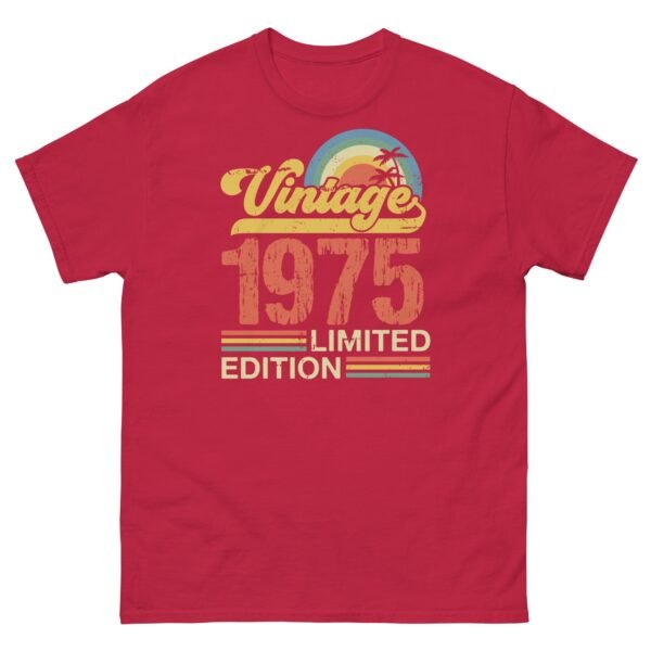 Vintage 1975 T-shirt Limited Edition 50th Birthday T shirt - Image 6