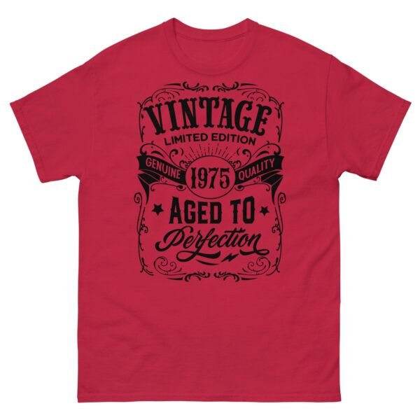 Vintage 1975 T-shirt Aged To Perfection 50th Birthday T shirt - Image 3