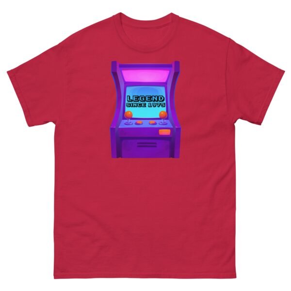 Legend Since 1975 Retro Arcade Gaming T-shirt 50th Birthday - Image 5