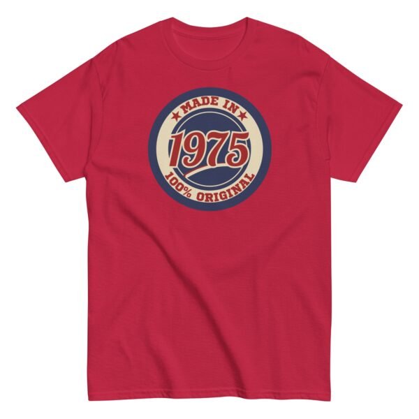 Made in 1975 Birthday T-shirt 50th Birthday Gift Tshirt - Image 7