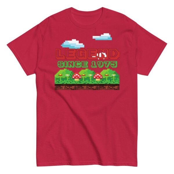 Legend Since 1975 Retro Gaming T-shirt 50th Birthday Tshirt - Image 7