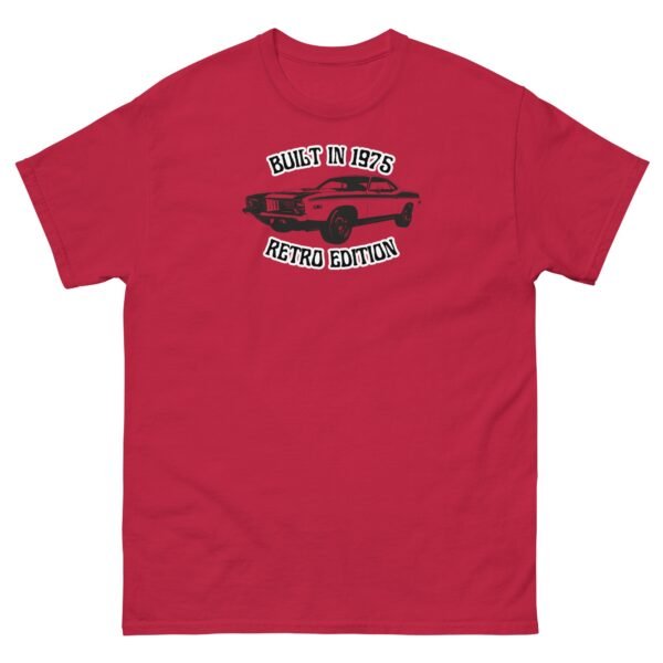 Built In 1975 Retro Edition 50th Birthday Gift T-shirt - Image 7