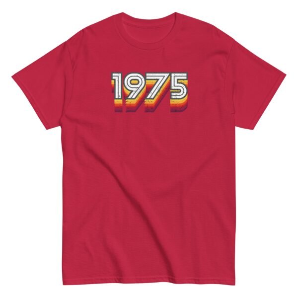 1975 Birth Year Gift T-shirt 50th Birthday Tshirt 1975 Retro - Image 7