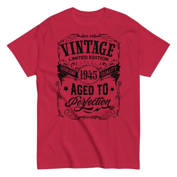 1945 Vintage Aged To Perfection Gift T-shirt 1945 Birth Year