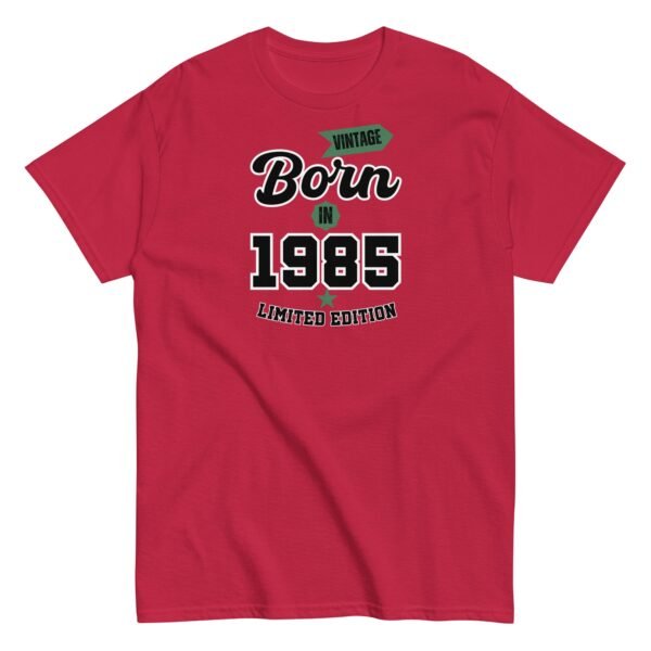 Born in 1985 Birthday T-shirt Vintage Birth Year 1985 - Image 5