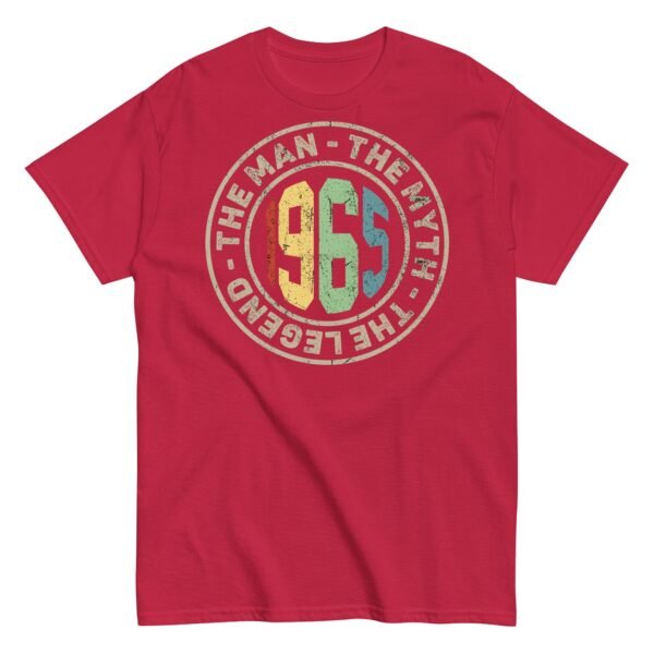 1965 Birthday Year Gift T-shirt The Man The Myth The Legend - Image 6
