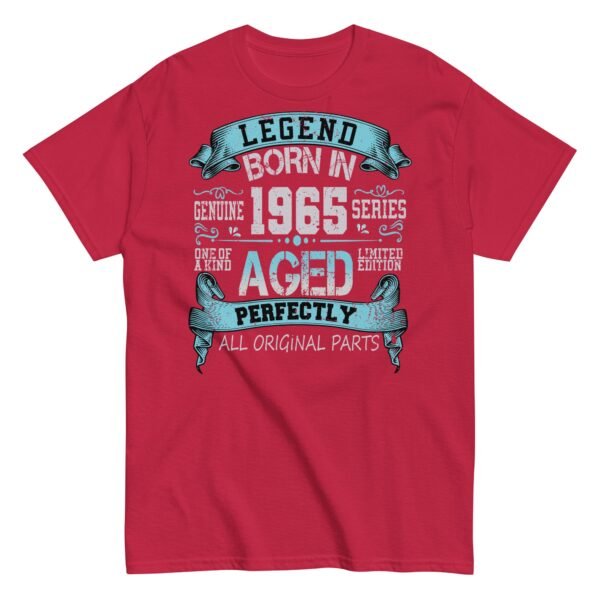 1965 Birthday Year Gift T-shirt 1965 Legend Aged Perfectly - Image 6