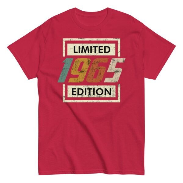 1965 Birthday Year Gift T-shirt Born In 1965 Limited Edition T-shirt - Image 6