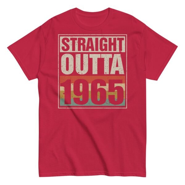 1965 Birthday Year Gift T-shirt Straight Outta 1965 T-shirt - Image 6