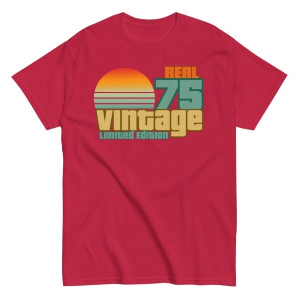 1975 Birthday T-Shift Gift Real 75 Vintage Limited Edition - Image 5