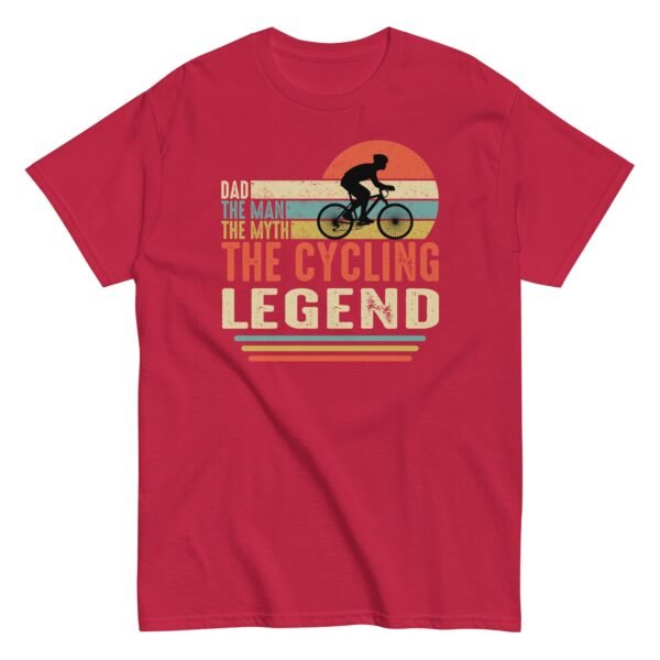 Dad The Man The Myth The Cycling Legend t-shirt - Image 7