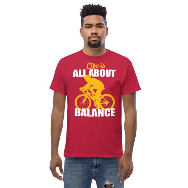 Life Is All About Balance Cyclist T Shirt - Image 4