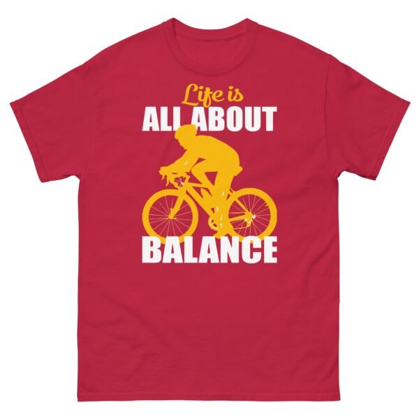 Life Is All About Balance Cyclist T Shirt - Image 7