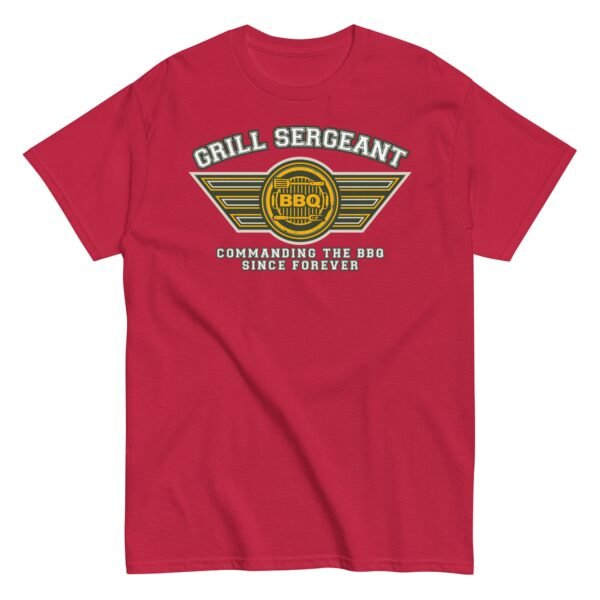 Grill Sergeant BBQ T Shirt Funny BBQ Gift T-shirts - Image 8