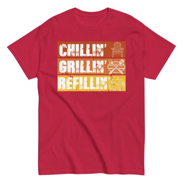 BBQ T-Shirt Chillin’ Grillin’ Refillin’ - Image 8