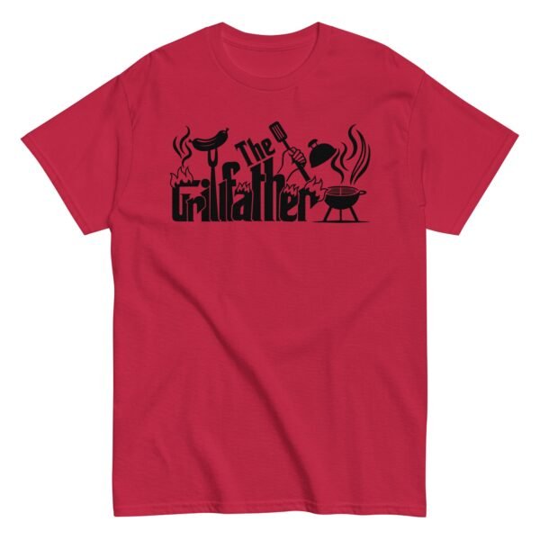 The Grillfather BBQ T shirt Gift For Dad Barbecue T-shirt - Image 5