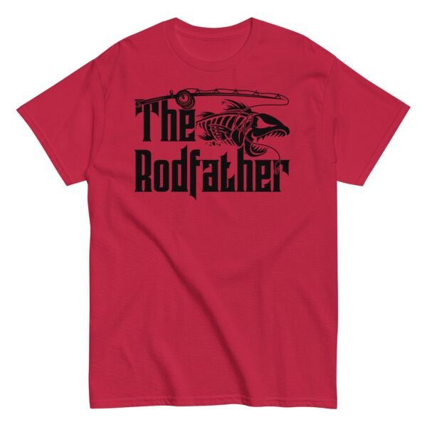 The Rodfather T Shirt Gift For Fishing Dads - Image 3