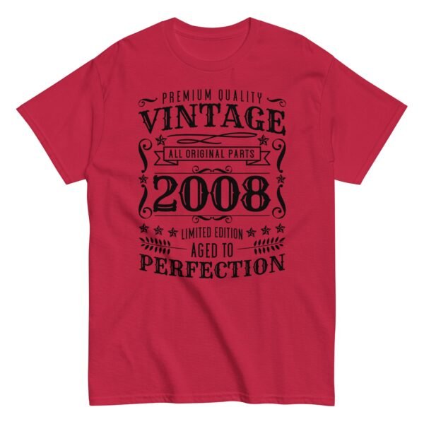 2008 Vintage Birthday T-shirt - Image 5