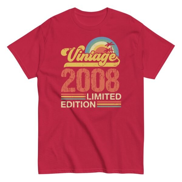 2008 Vintage Birthday T-shirt Limited Edition Birthday T Shirt - Image 6