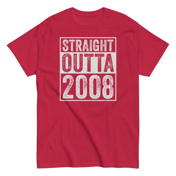 Straight Outta 2008 T-shirt Birthday Gift - Image 5