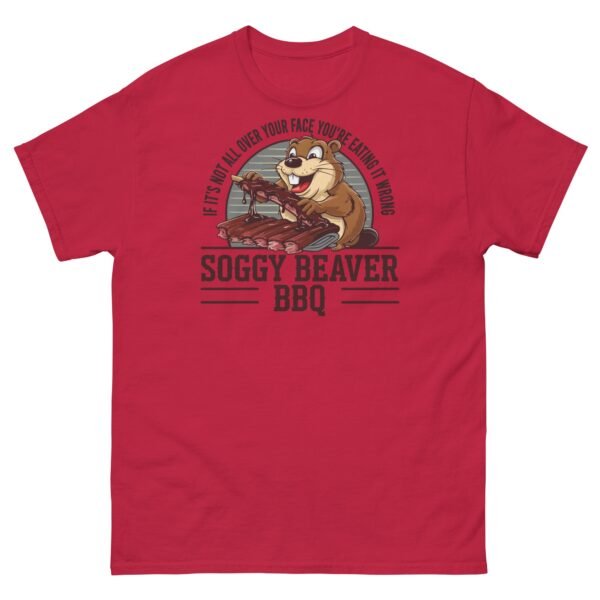 Soggy Beaver BBQ T-Shirt Funny BBQ Shirt - Image 9