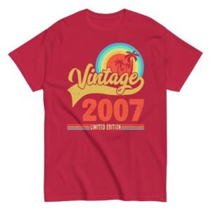 Vintage 2007 Limited Edition Birthday T-shirt Gifts