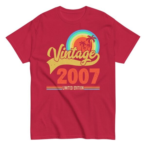 Vintage 2007 Limited Edition Birthday T-shirt Gifts